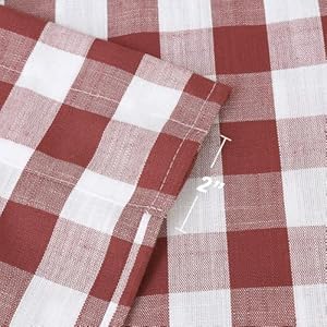 Red White Swag Valance Curtains for Kitchen 36 Inches Length,Burgundy Buffalo Check Farmhouse Pattern Short Bathroom Window Curtain,Plaid Gingham Design Half Window Treatment,28"x36"x2,Red/White Red White Swag Valance Curtains for Kitchen 36 Inches LengthBurgundy Buffalo Check Farmhouse Pattern Short Bathroom Window CurtainPlaid Gingham Design Half Window Treatment28x36x2RedWhite