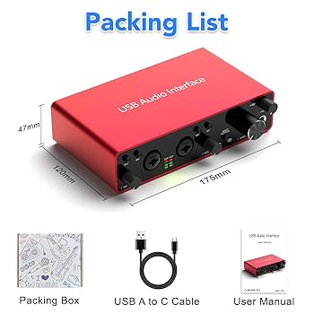 Amazon.com: 2i2 USB Audio Interface with 48V Phantom Power