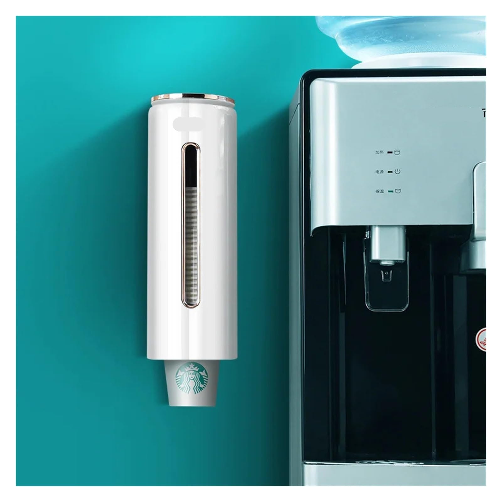 Dispensador De Vasos Papel Montado En La Pared Para Vaso De Papel