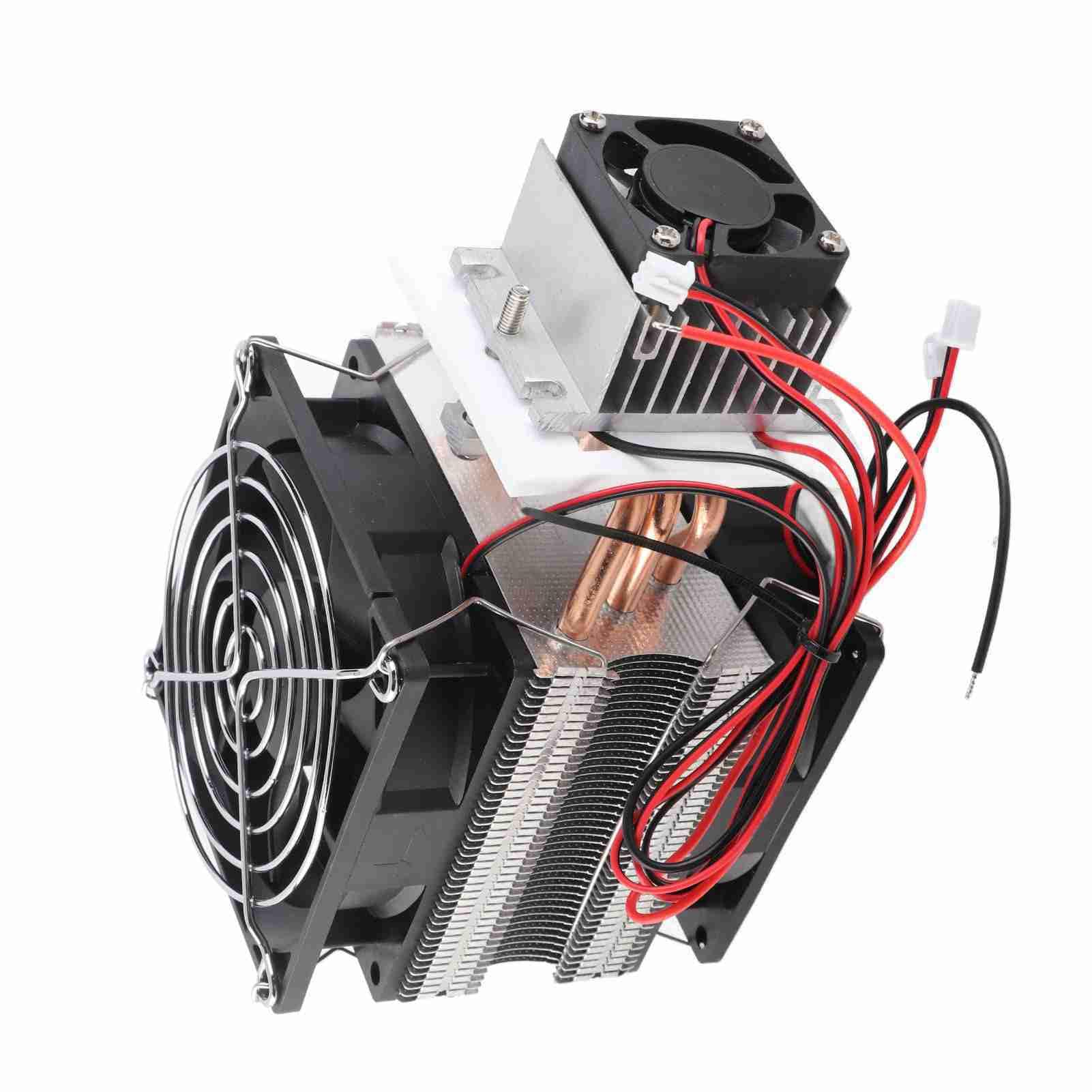 metodo di raffreddamento a refrigerazione ZenithAur 72 W 12 V 6 A, kit di raffreddamento a semiconduttore con funzionamento a bassa rumorosità, senza refrigerante per il