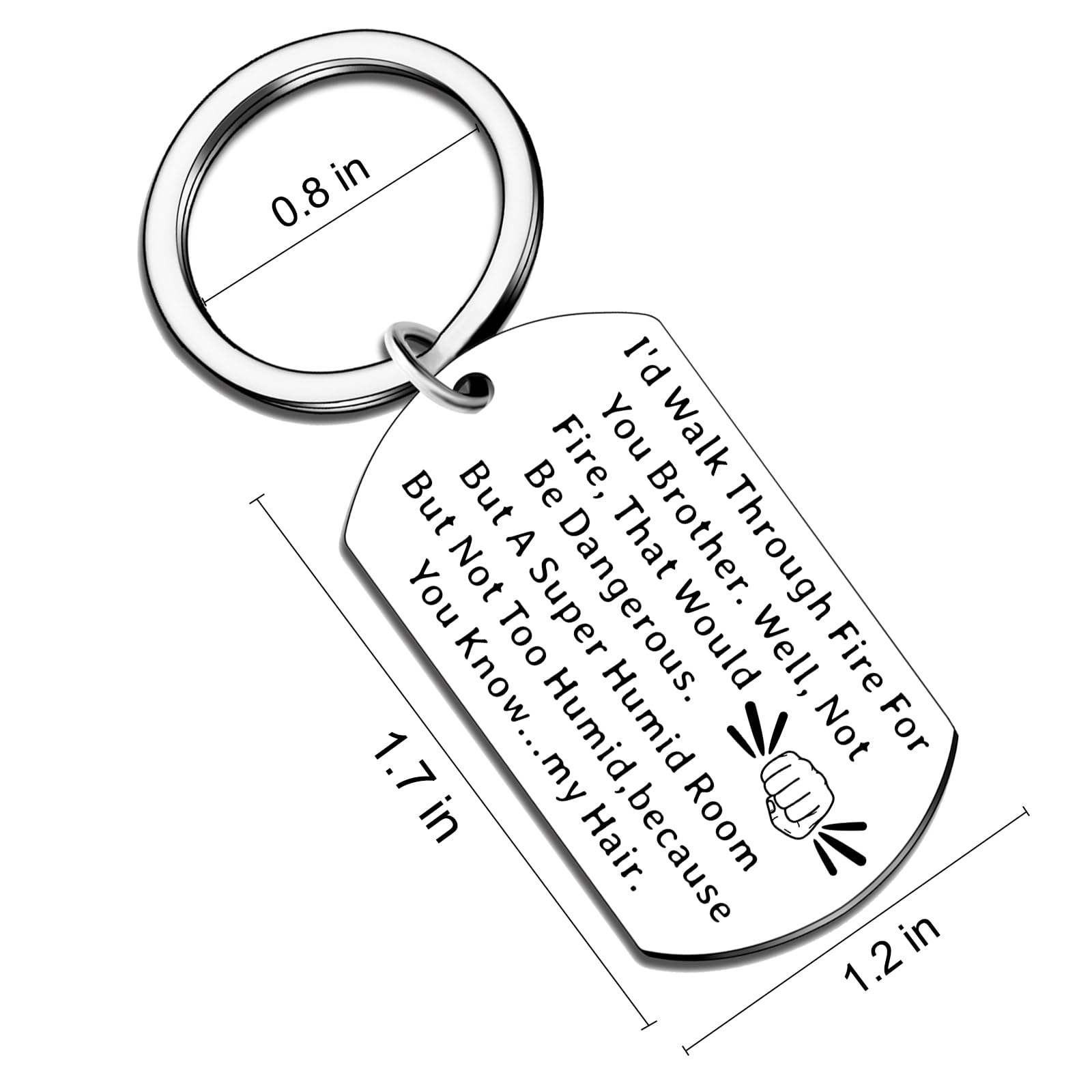 Ikacvb Brother Gifts Mens Stocking Stuffers Brothers Birthday Gift Ideas Funny Keychain 2024 Christmas Gifts For Brother Stocking Stuffers For Adults Brothers Men