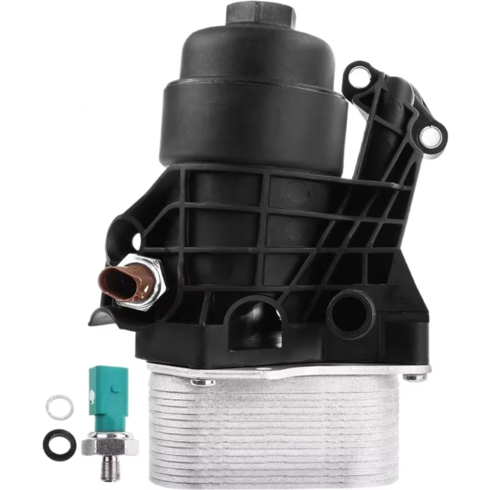 Termostato Auto Compatibile Con Per Tiguan 2014 2015 2016 2017 2018 2019 2020 1 Pz. Alloggiamento Radiatore Olio Motore Trasmissione Raffreddamento Auto 03N115389A
