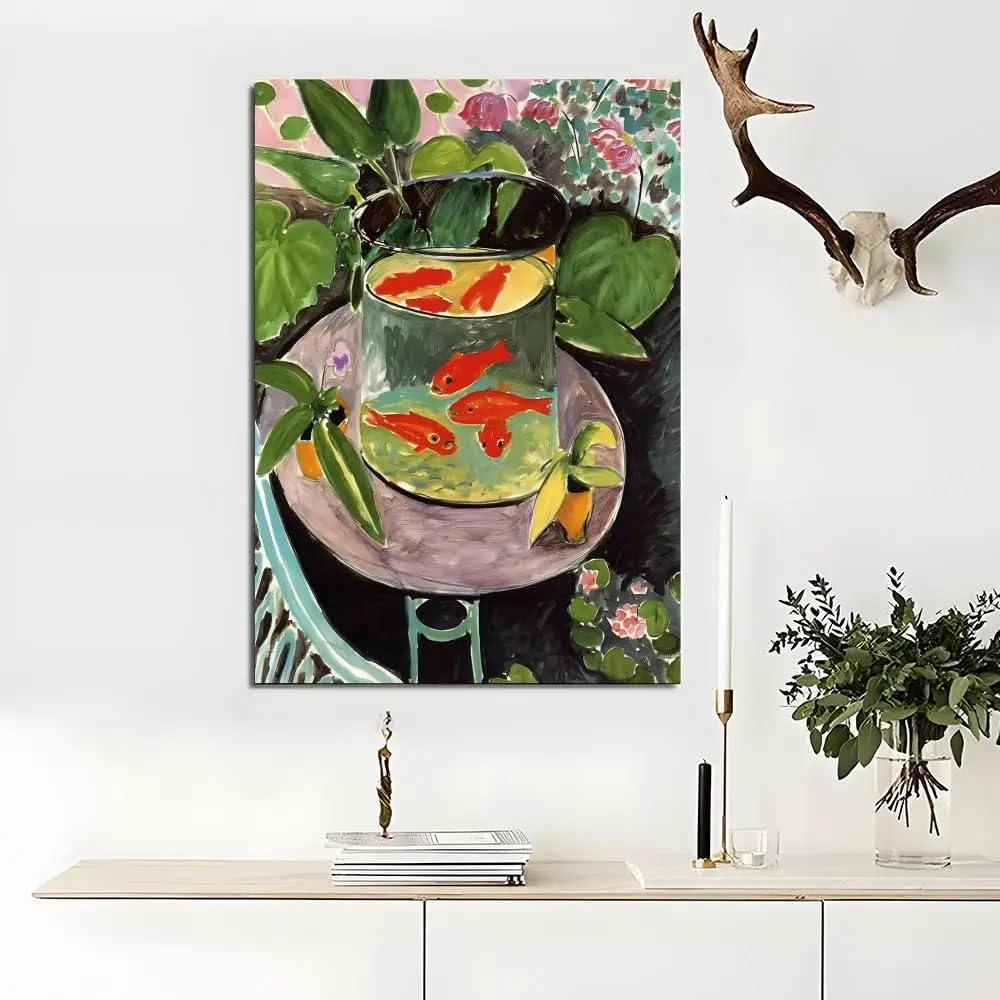 SDVIB Artist H-Henri M-Matisse Poster Wall Art Print Poster for Living Room Bedroom Home Decor Canvas Picture Painting(60x90cm/Frameless)