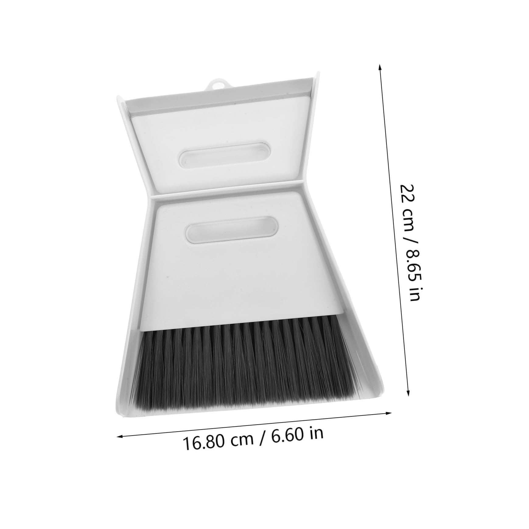 SOLUSTRE 3-in-1 Desk Cleaning Set Mini Broom Dustpan Scraper Brush for Desk Bed Keyboard