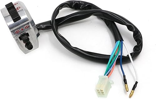 Miniatura 6 de OROXCO Interruptor de manillar de motocicleta de 0.866in, 78 pulgadas, universal, barra de manillar de motocicleta izquierda y derecha, interruptor