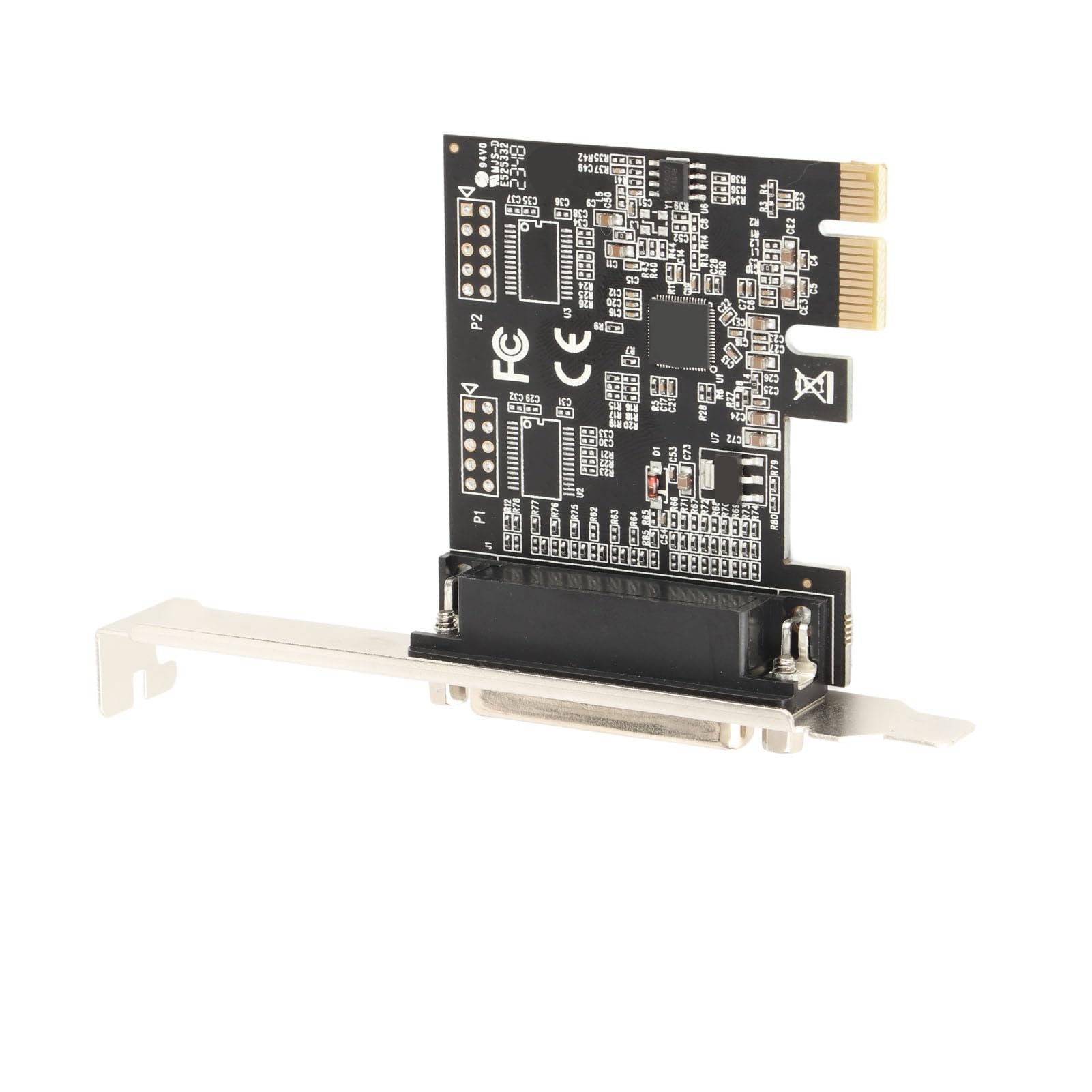 PCIE to DB25 Parallel Port Expansion Card, PCI Express 1X IEEE 1284 Adapter, Wide Applications for Printers POS Machines, Supports Glass panes Operating