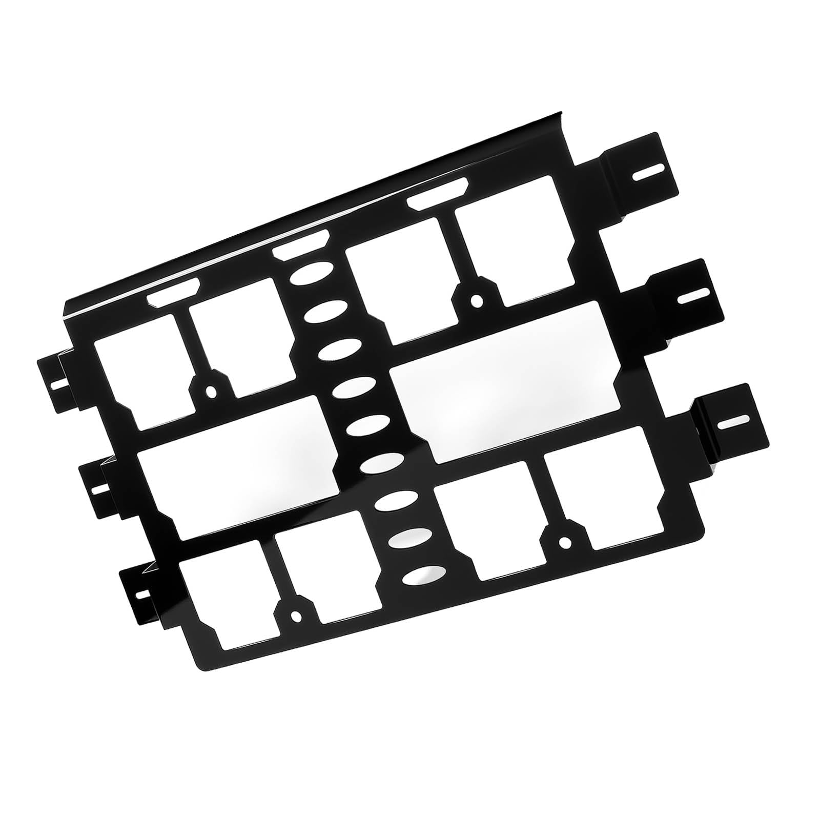 Buxuaaaa Modular Tool Storage Base Plate In Reinforced Steel For Truck Bed, & Harsh Environment Applications Mounting Plate Mild Steel Tool Planner Five Hundred Set Mounting Bracket Comes With Extra