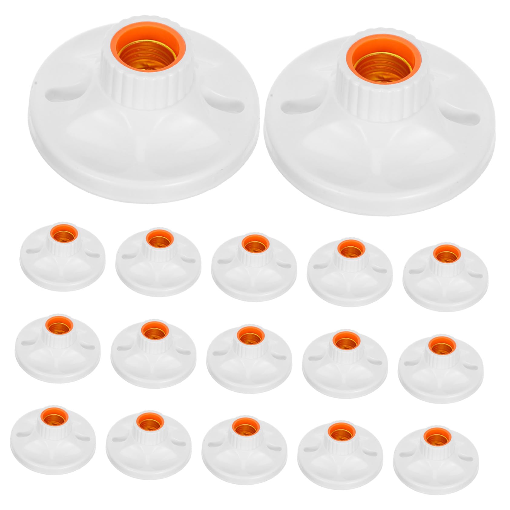 Douilles D’éclairage E27 à Vis 24 Pièces Certifié Ac250v – Culot En Bakélite 120mm, Haute Puissance Et Épaisseur Renforcée – Adaptateur Luminaire Pour Usage Domestique Et Réparation Lampes