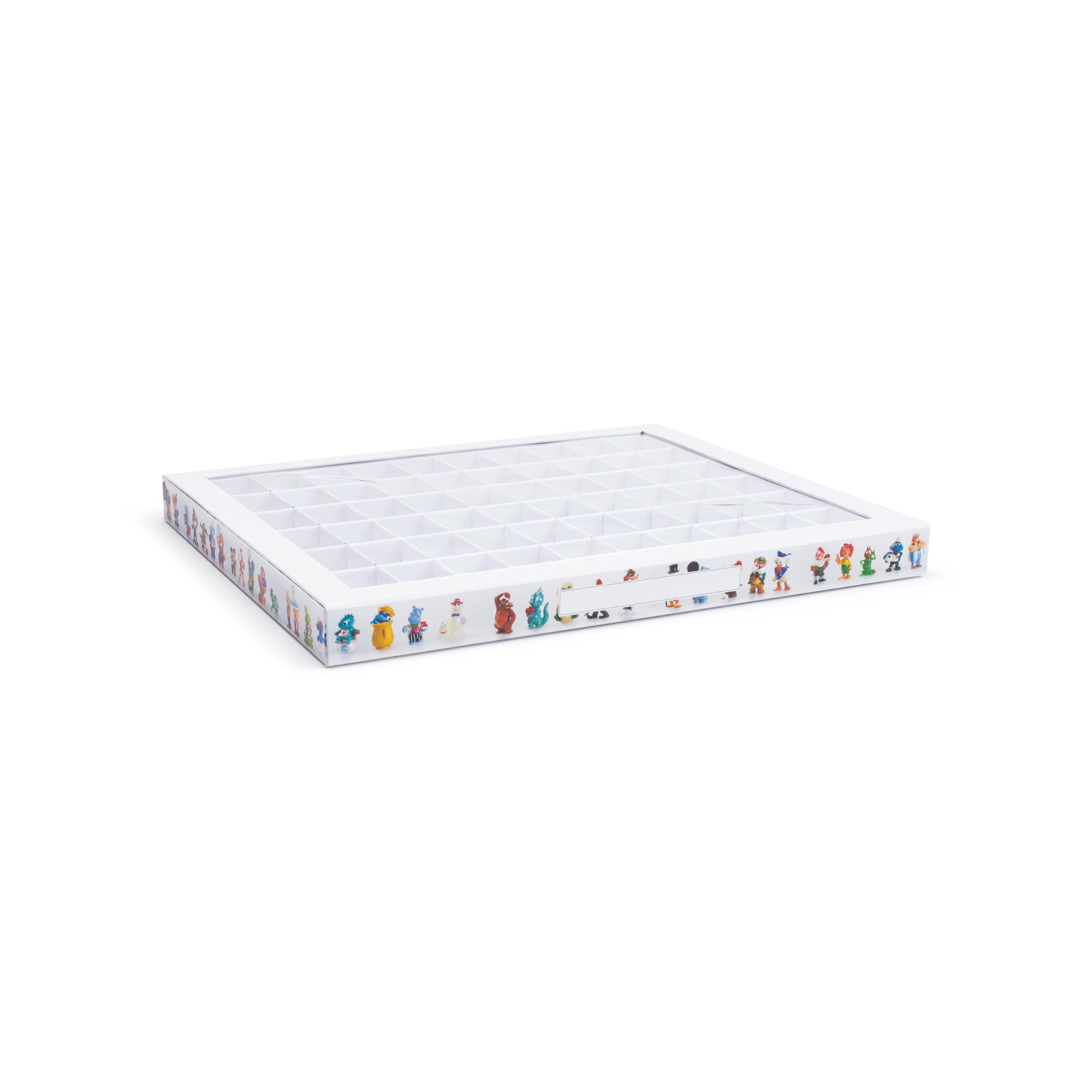 Leuchtturm 344050 Boîte de Collection - Boîte de Jeu Surprise avec 60 Compartiments pour Figurines Ü-EI