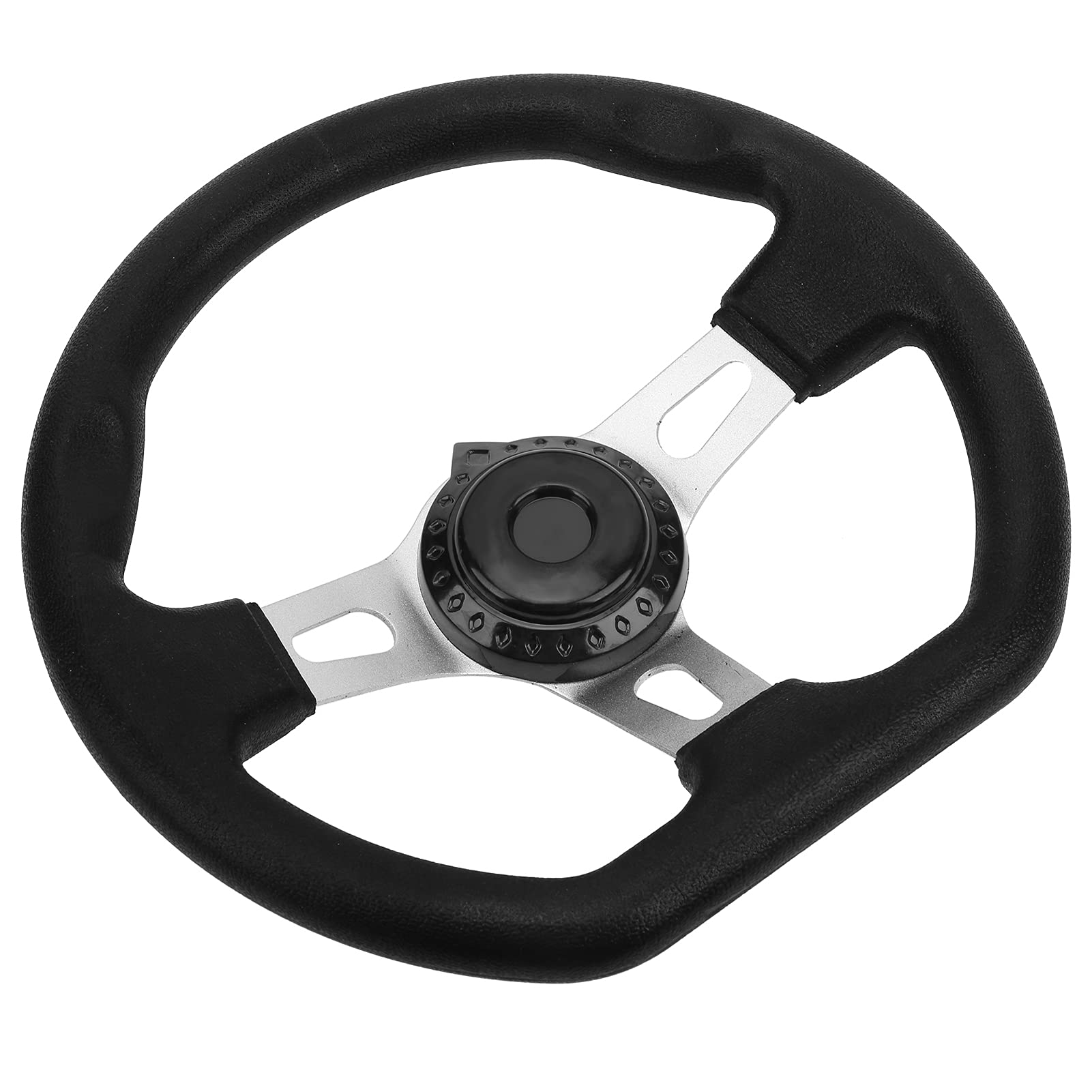 Volant KART hors route, conception à 3 rayons de 270 mm, métal de haute qualité avec poignée en mousse PU, ajustement universel pour les moteurs 150cc à 25cc, remplacement idéal
