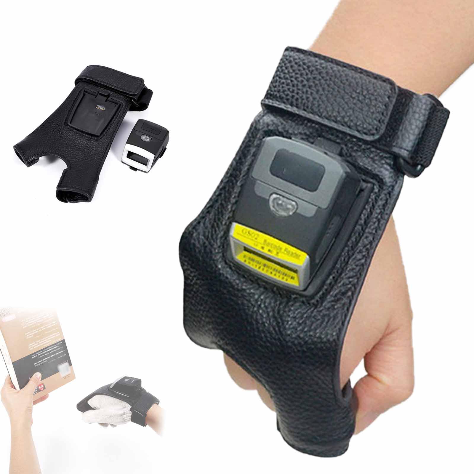 Guanti Indossabili Per Scanner Di Codici A Barre - Testa Di Scansione Monodimensionale/bidimensionale, Impermeabili E Antipolvere, Utilizzabili Con La Mano Sinistra/destra Per L'ispezione Delle Merci