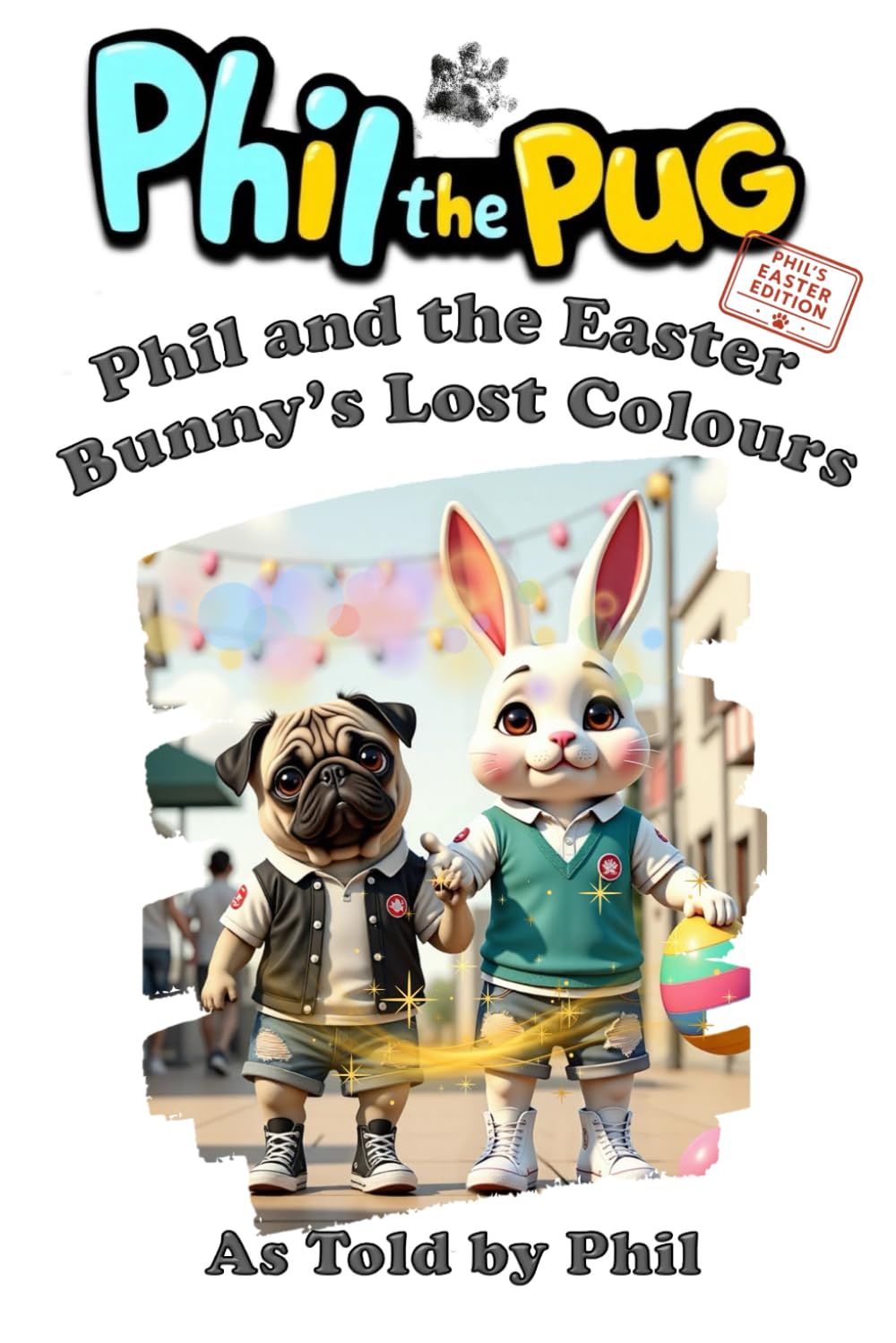 Phil the Pug: Phil and the Easter Bunny's Lost Colours (The Adventures of Phil: A Pug's Tale)