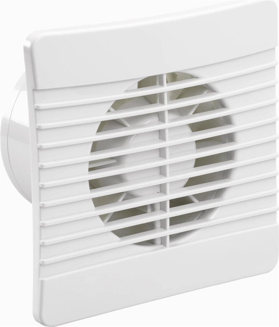 Airvent 431302 100mm/4" Low Profile Axial Fan With Timer And Backdraught Shutter