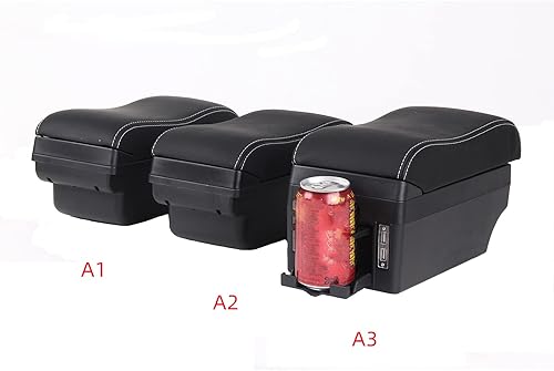 Miniatura 6 de Caja de reposabrazos de coche, para Renault Sandero Stepway, caja de almacenamiento de reposabrazos, modificación de accesorios interiores de