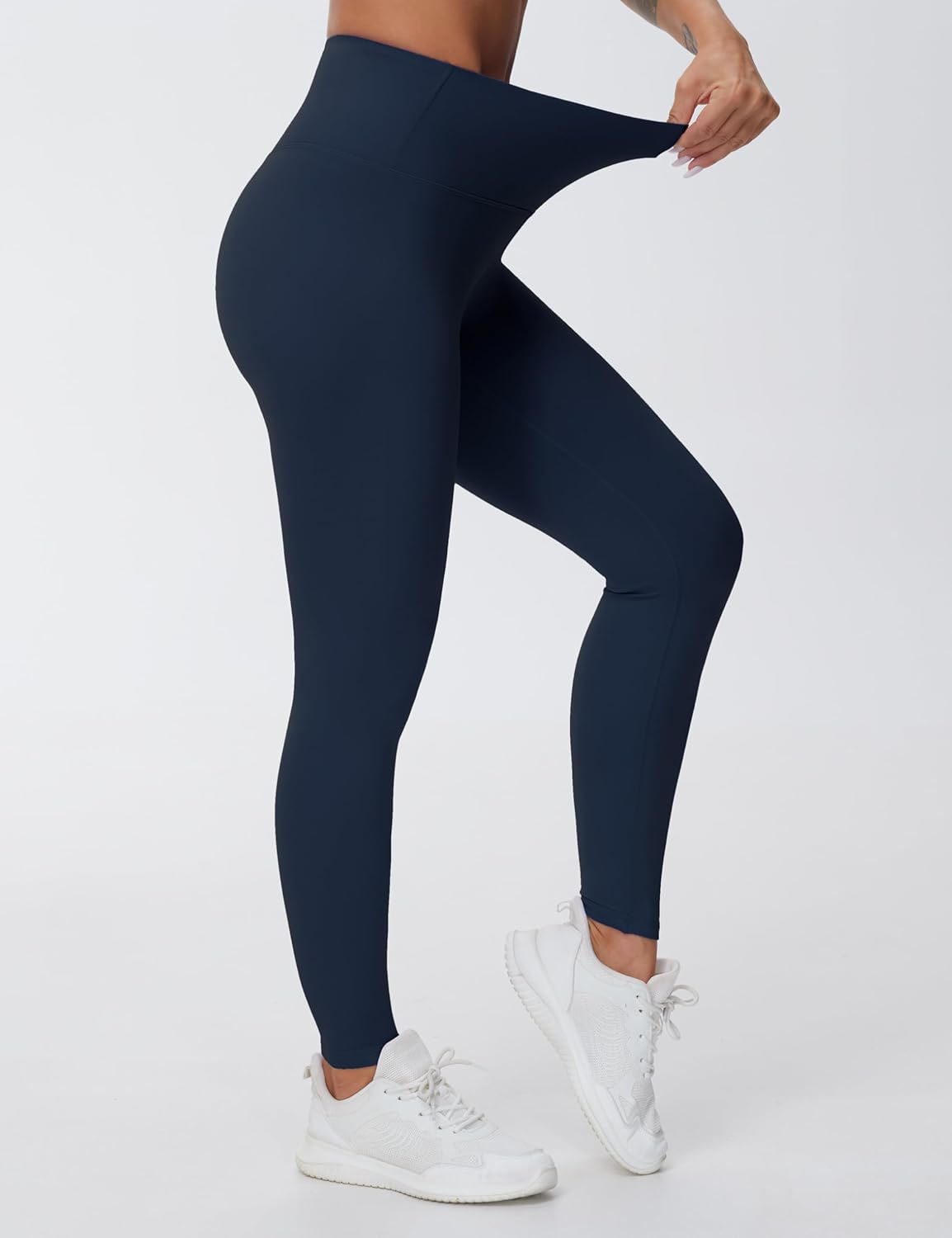 THE GYM PEOPLE Women's High Waist Yoga Leggings Ultra Stretchy Soft Breathable Tummy Control Running Workout Pants - Image 4