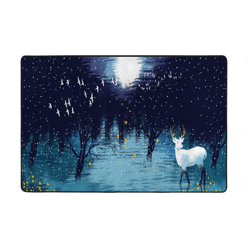 Tapis antidérapant grand format et lavable pour un entretien facile