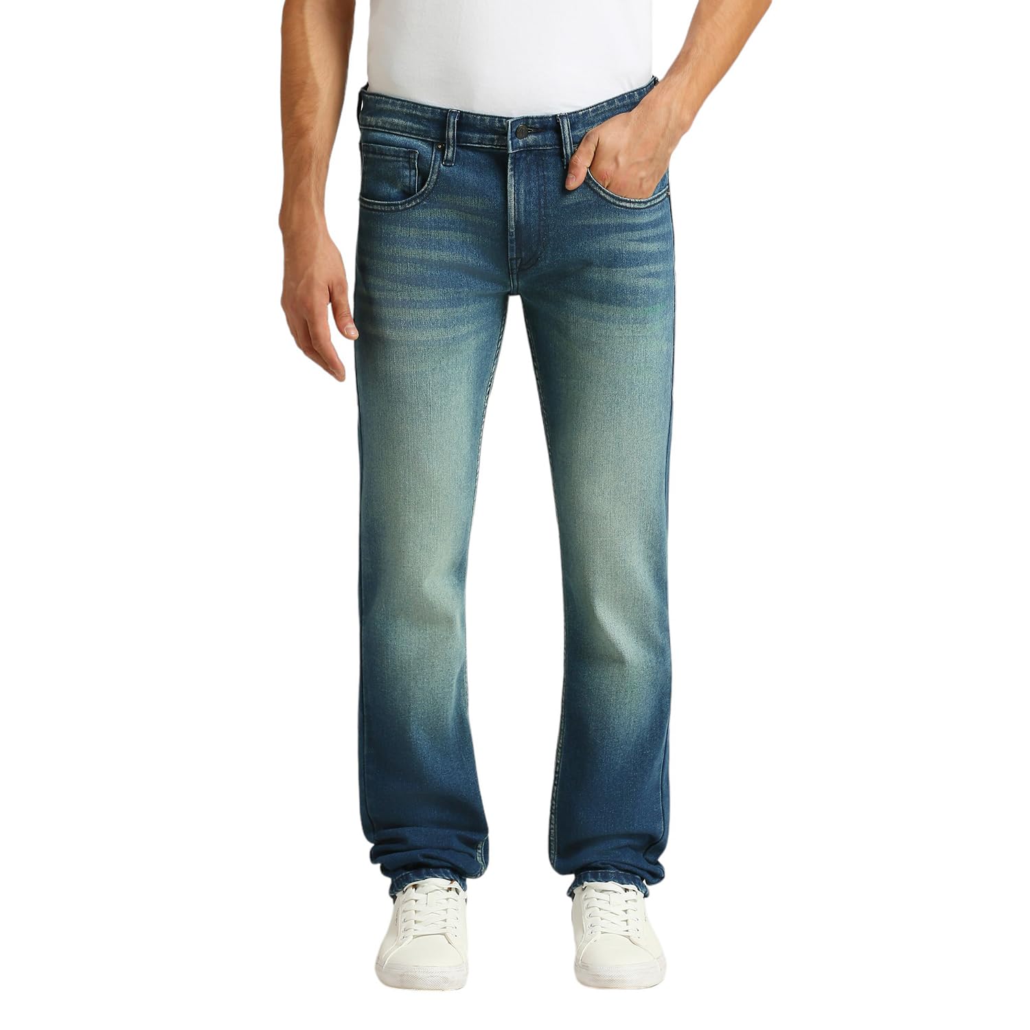 Men Regular Fit Jeans-image-11