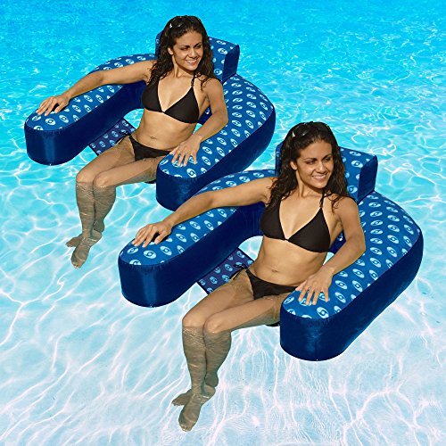 Solstice Designer Loop Lounge for Swimming Pools, 2-Pack