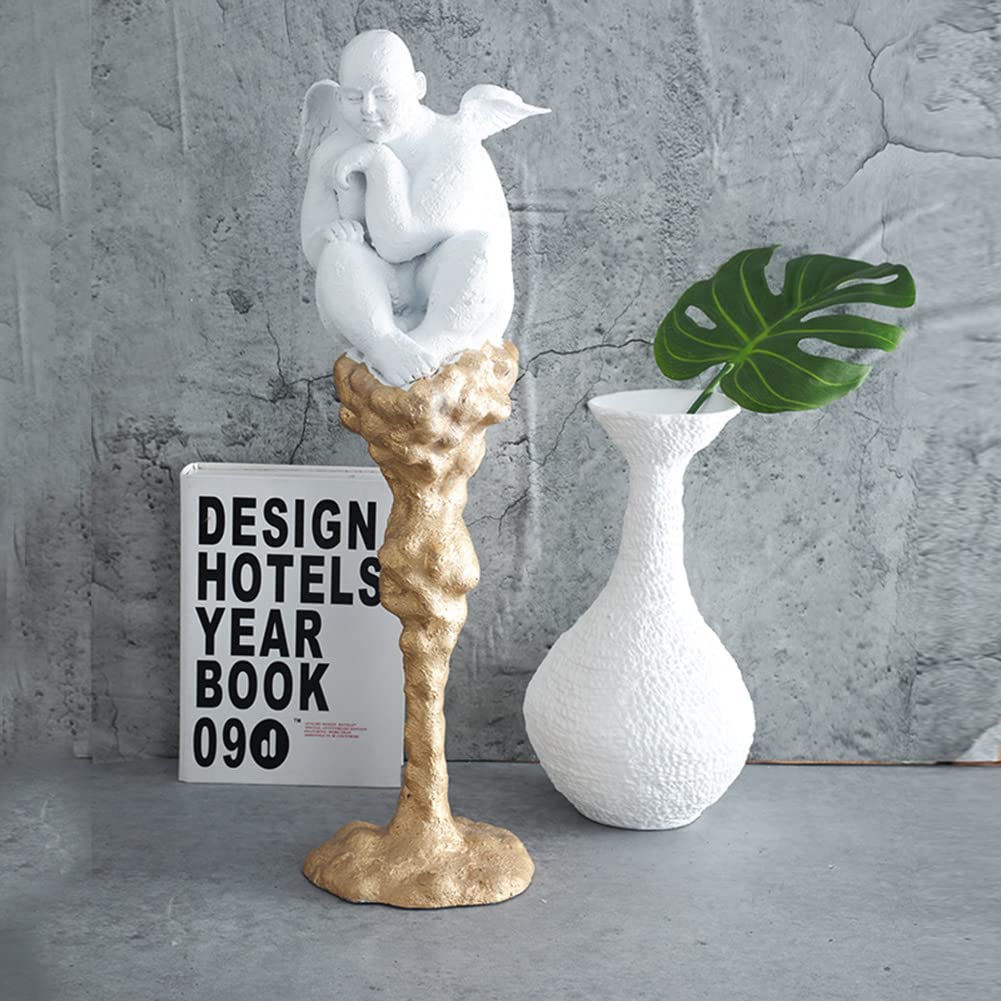 Engel Modell Statue, Kunstfigur Skulptur Dekoration Kunstharz Handwerk Home Office Dekoration Abstrakte Kunst Stil Kunst Dekor Geschenk