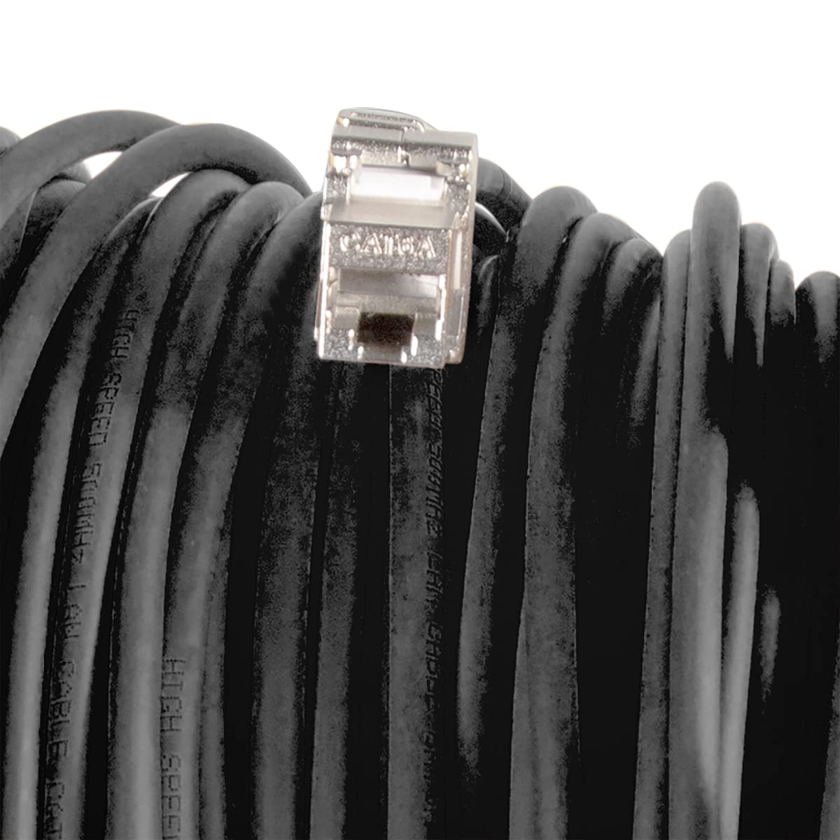 LogiLink Enrouleur de câble mobile Cat.7 avec blindage S/FTP, gaine TPE pour une utilisation en intérieur et en extérieur, 60 m