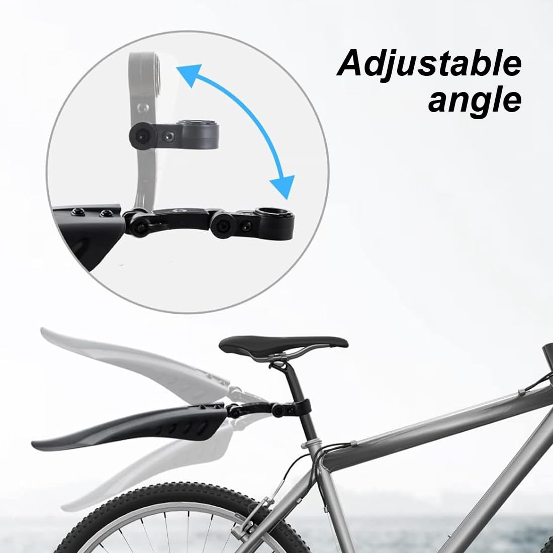 Peg Bici Parafanghi Bici In 26 Pollici MTB In ABS Protezione Moto - Foto 10