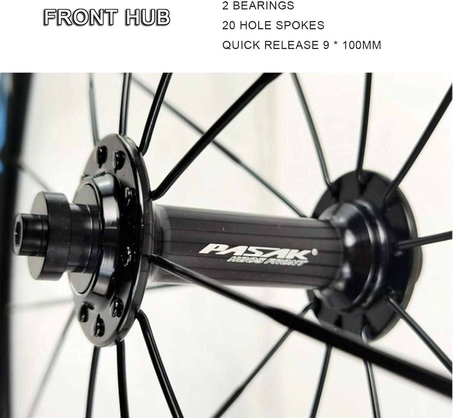 Juego De Ruedas 700C para Bicicleta De Carretera, Delantera 2 Traseras 4 Rodamientos 20/24 Agujeros Llantas De Doble Pared Buje De Cierre Rápido 7/8/9/10/11/12 Marchas, Ruedas con Freno C/V