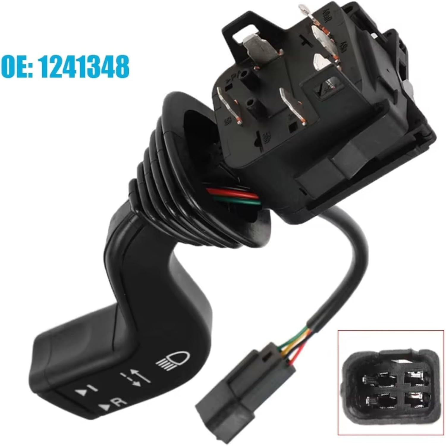 Wiper Steering Column Switch Compatible with Vauxhall for Astra G for Zafira A 1998-2005 Automotive Steering Column Headlight Switch 1241348 6240240 13142073