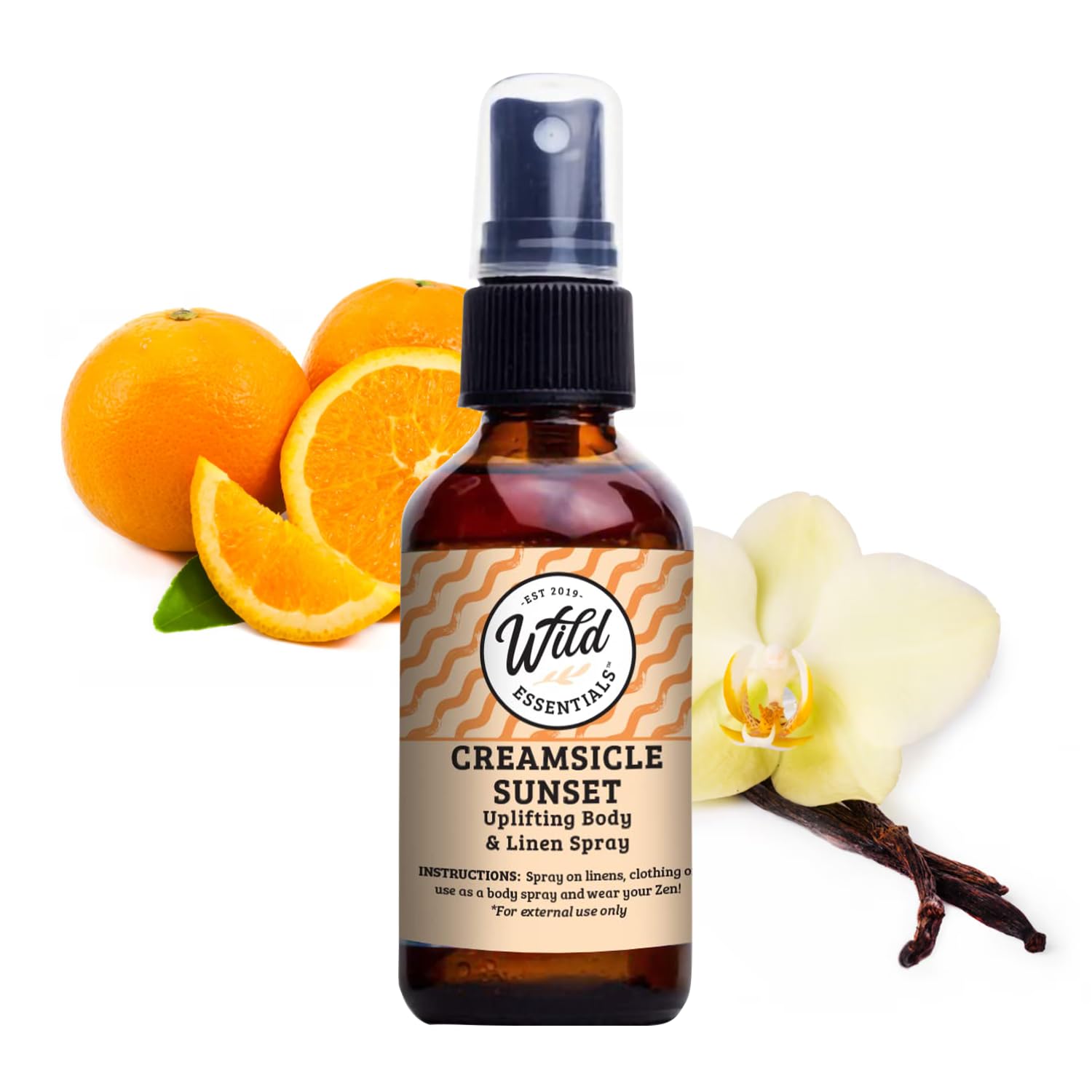 Wild Essentials All Natural Essential Oil Sprays, 2 Ounce, 60ml, Organic Witch Hazel, Aromatherapy, Made in USA