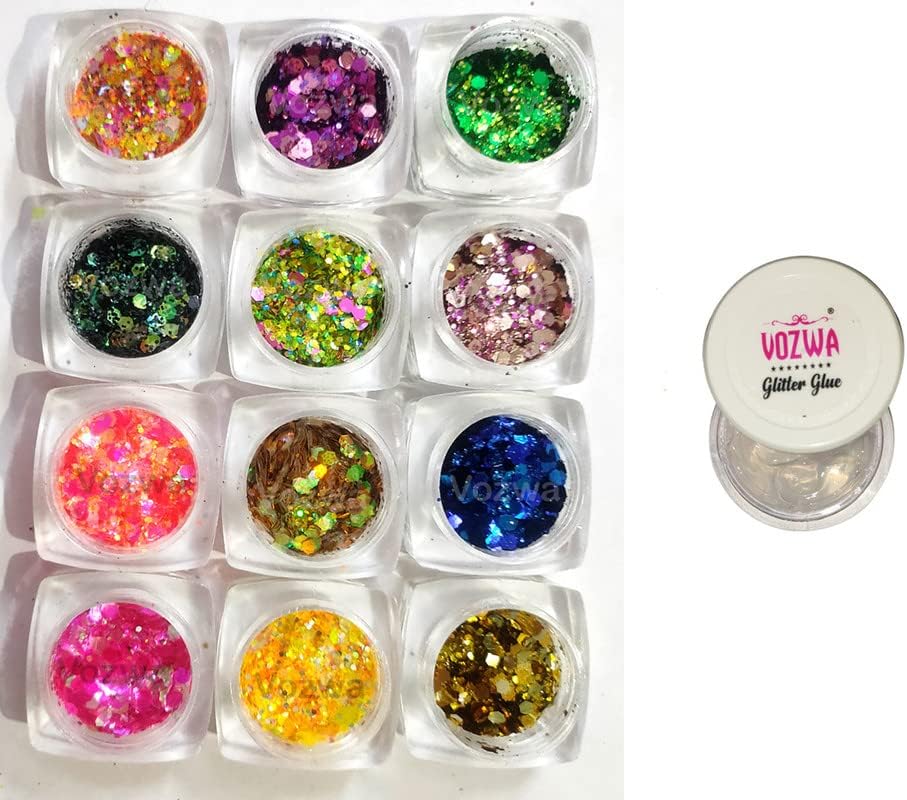 Chunky Glitter for Eye Makeup and Glitter Glue