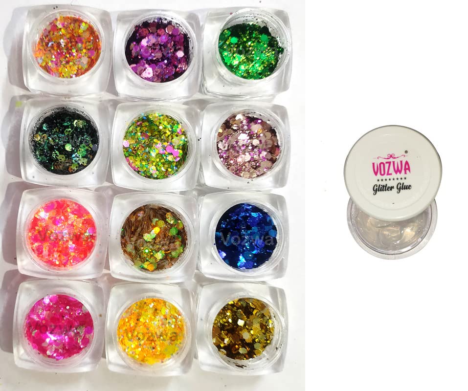 Chunky Glitter for Eye Makeup and Glitter Glue