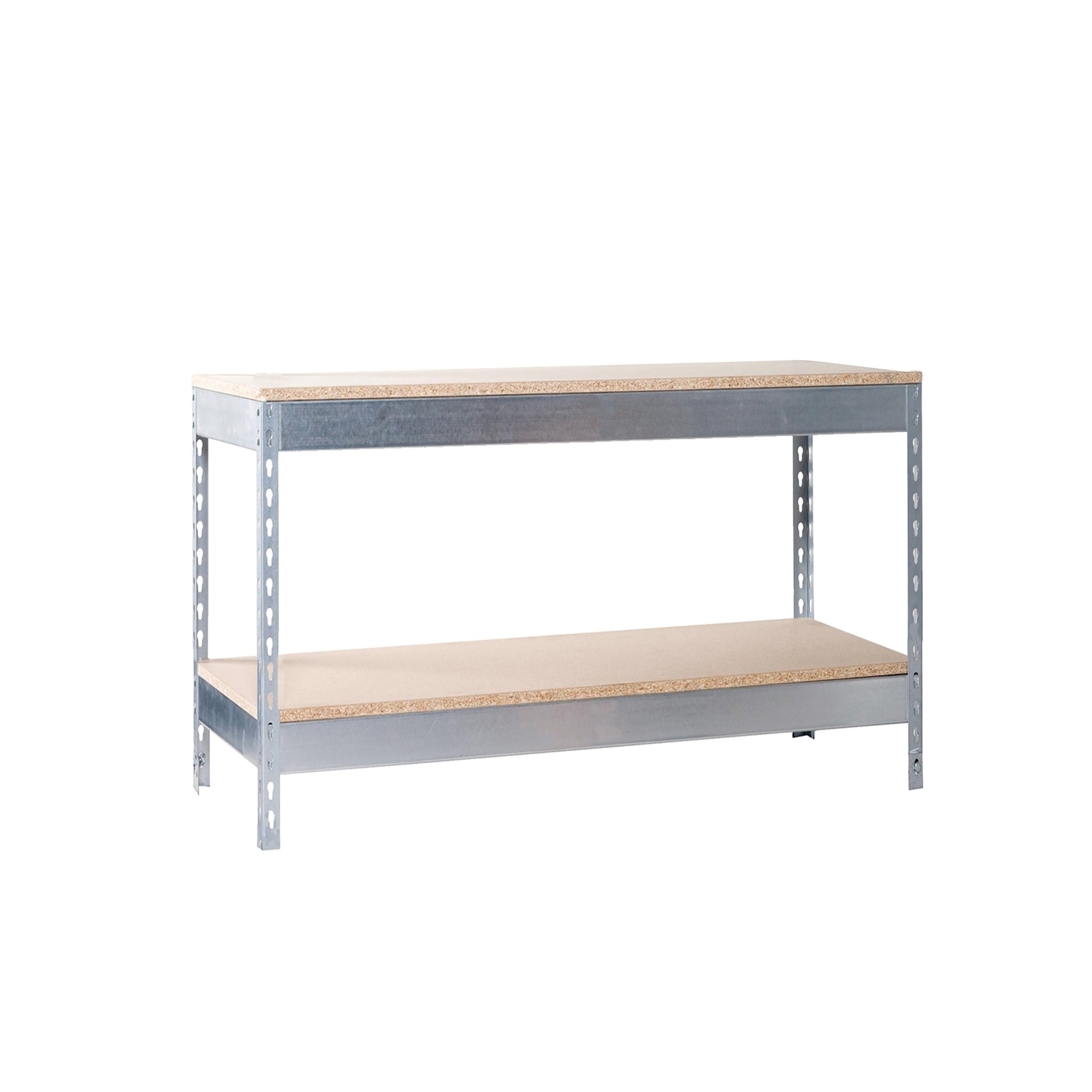 Simon Rack Banco de Trabajo Taller 1500x900 mm - BT Basic | Capacidad Carga 400 kg, Montaje sistema clic, Pintura anticorrosión, Galva