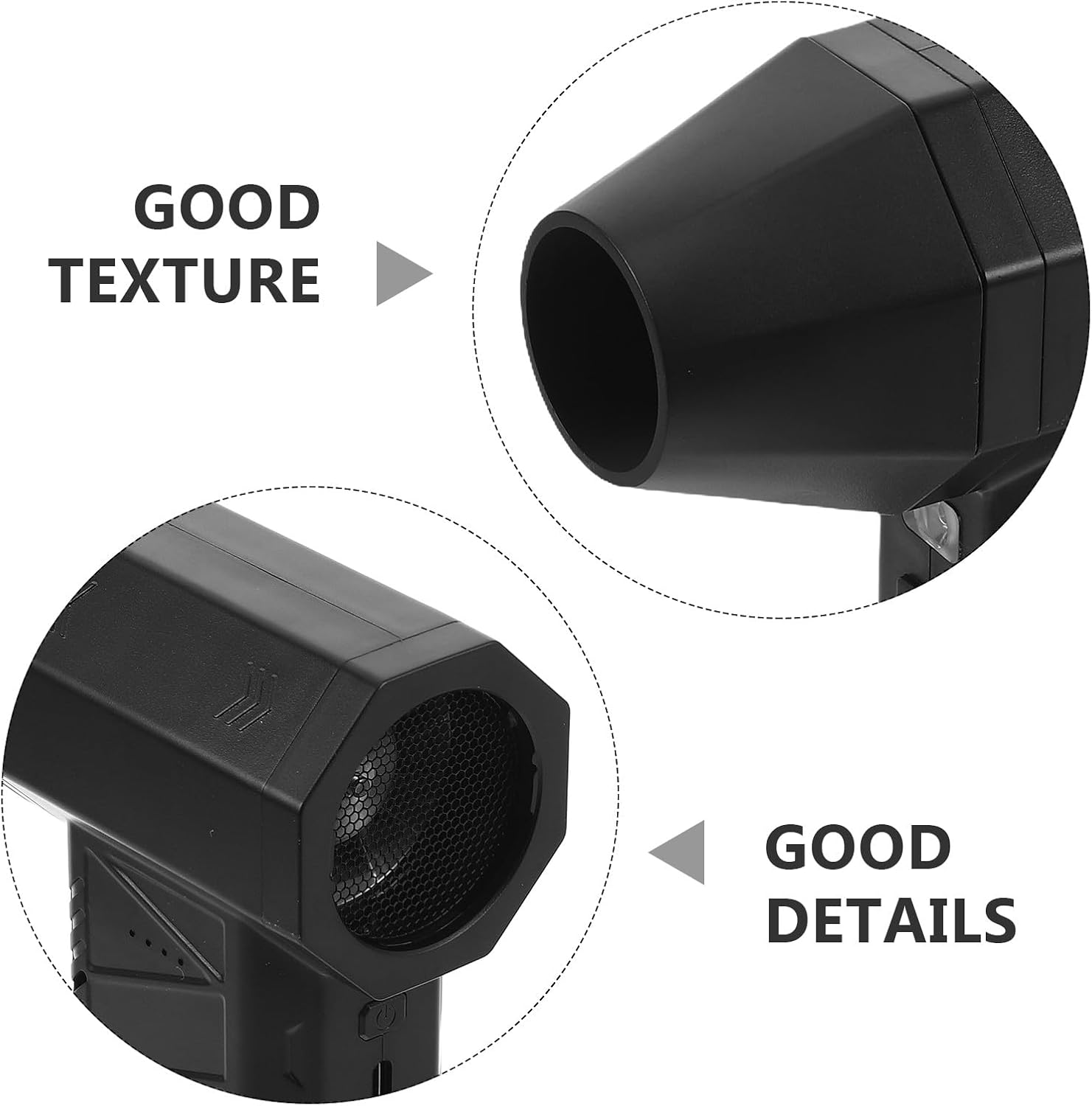 DOITOOL 1 Set Cordless Air Blower: Compressed Air Duster - LED Light Dust Cleaner - 90000RPM Rechargeable Electric Dust Blower for Home Outdoor Office Cleaning