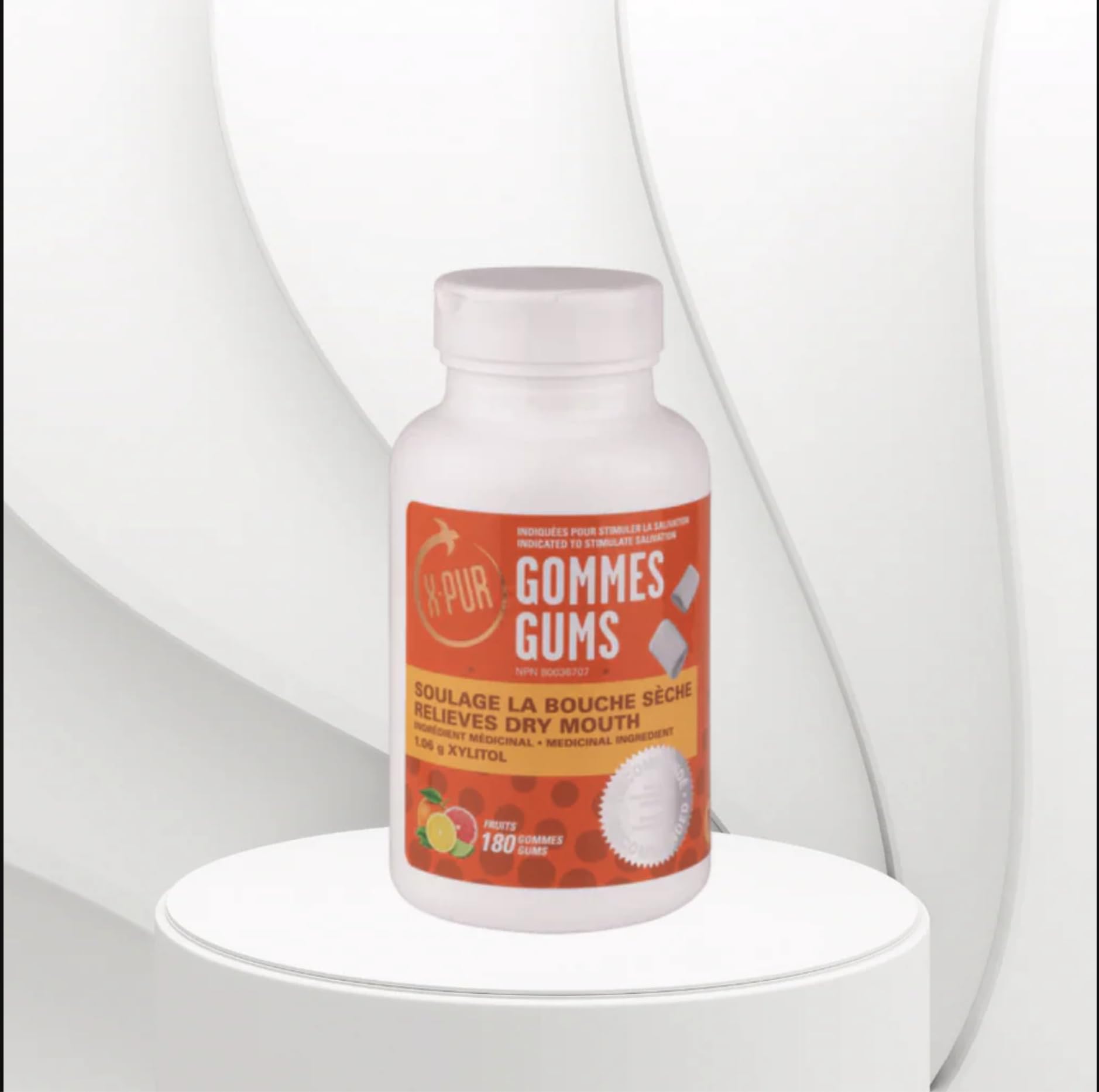 X-PUR Xylitol Gum for Dry Mouth and Bad Breath