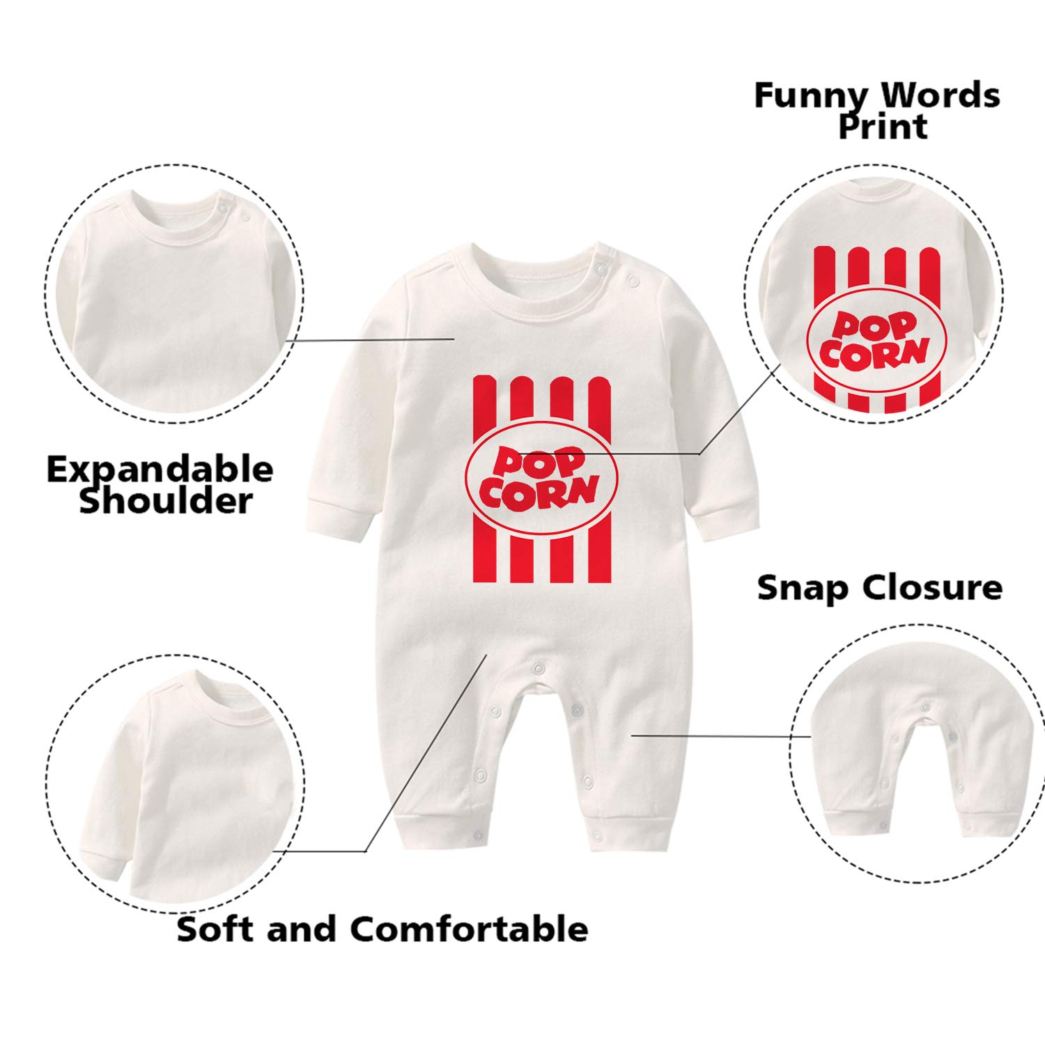 YSCULBUTOL Baby Twins Bodysuit Ketchup Senf Lustige Baby Zwillinge Outfits Baby Mädchen Zwillinge Strampler Set
