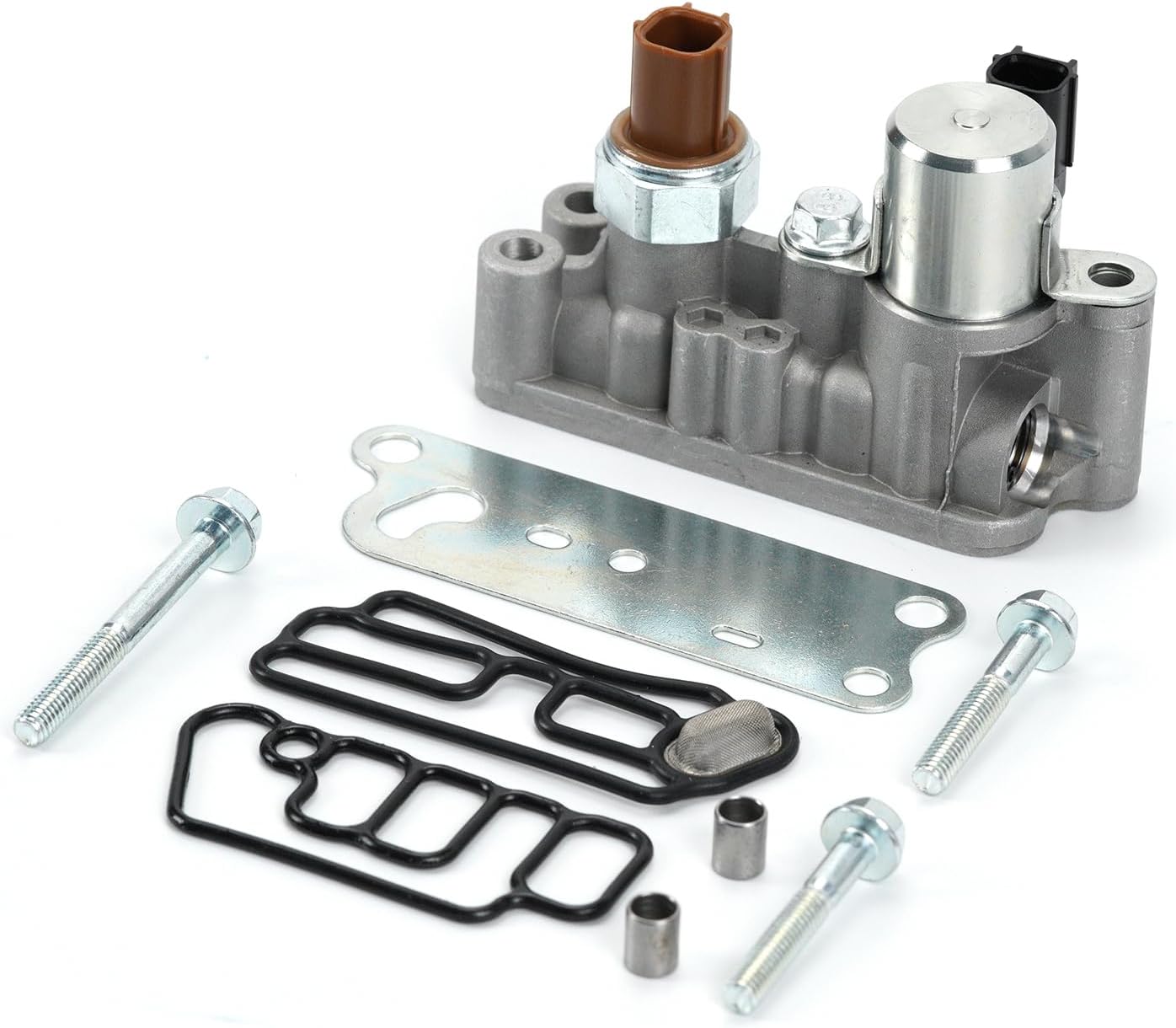 MPLUS Engine Variable Valve Timing (VVT) Solenoid fits For Honda 2008-2012 Accord 3.5L, 2010-2011 Accord Crosstour 3.5L, 2012-2012 Crosstour 3.5L, 2008-2016 Odyssey 3.5L, For Acura 2013-2015 RDX 3.5L