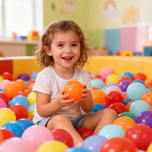 Vista 151 de STARBOLO Ball Pit Balls for Toddlers Phthalate Free BPA Free Non-Toxic Crush Proof Play Balls for Toddlers Kids Pool Playhouse Pack of 100 200 500
