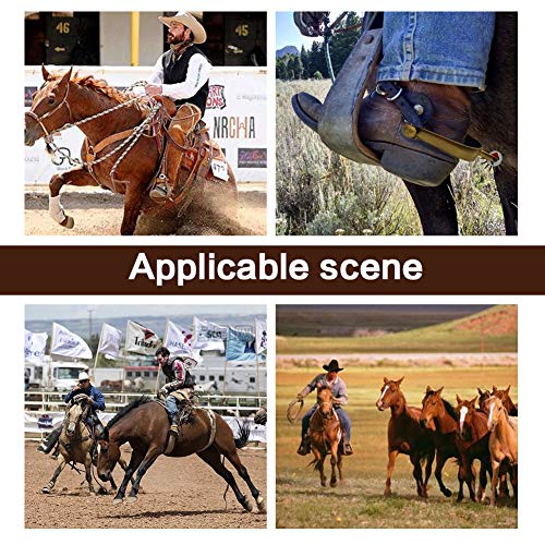 image for N/H 1 Pair 6.5in Zinc Alloy Horse Riding Spurs Equestrian Training Spu