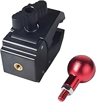 Vista 2 de Base de montaje de abrazadera de bola de 1 pulgada, bola de aleación de aluminio, ajuste para riel de manillar de 0.39 a 1.73 pulgadas de diámetro
