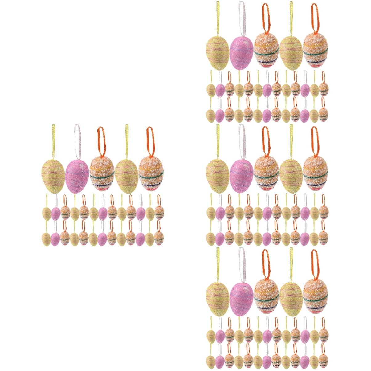 Œufs suspendus de Pâques légers et colorés ornements raffinés Cabilock pour intérieur