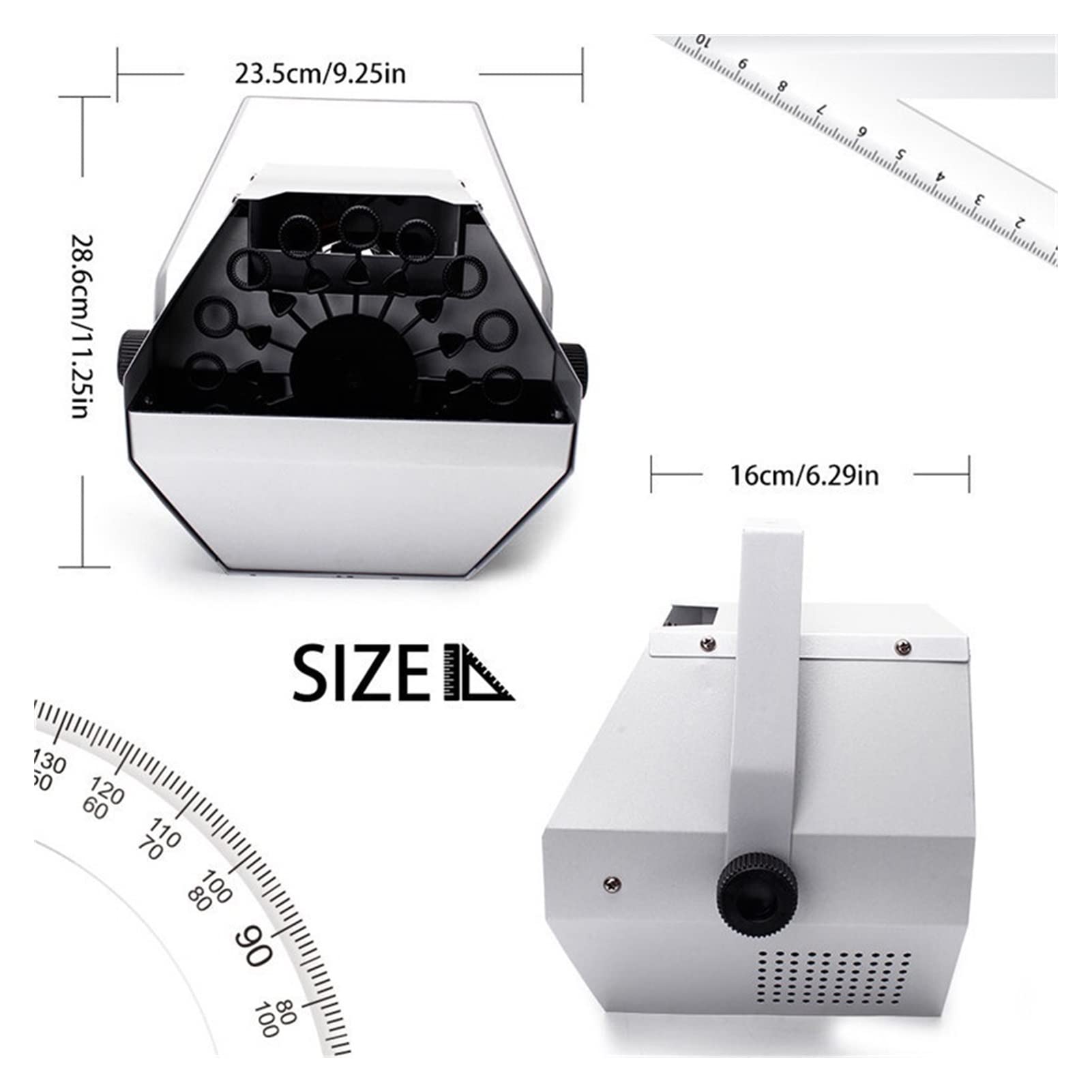 Seifenblasenmaschine Automatische Bubble-Gebläse tragbare Bubble Maker-Fernbedienung Automatische elektrische Mini-Blasenmaschine for Hochzeit und Bühne Blasen für Hochzeiten