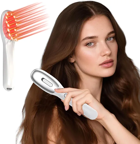 Laser Therapy Hair Growth Comb,Model: Lasercomb-001, Promote Hair Growth in Women and Men,Laser Comb is a Hand-Held Comb-Shaped Low Level Laser Therapy Device