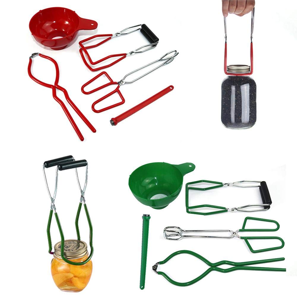 Rehmanniae Pince à Bocaux En Acier Inox – Outil Antidérapant Pour Bocaux Chauds, Le Parfait, Ouverture Large Et Standard