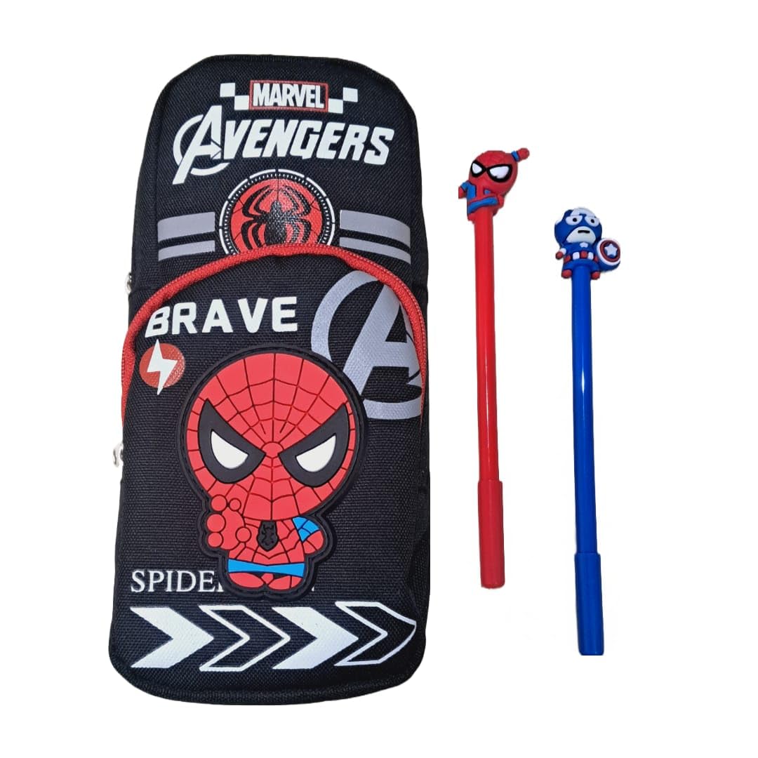 See full amazon price history chart for FETE PROPZ New Av@ngrs Spidarm@n Brave Pencil Pouch with 2pen,Pencil Pouch with 2 Pen for Boys/School Stationery Pencil Case with Dual Space for Kids(Spid@r Pouch+2 Pen) FETE PROPZ New Av@ngrs Spidarm@n Brave Pencil Pouch with 2pen,Pencil Pouch with 2 Pen for Boys/School Stationery Pencil Case with Dual Space for Kids(Spid@r Pouch+2 Pen) (B0CTG9KHCZ) Amazon Price History, Amazon Price Tracker