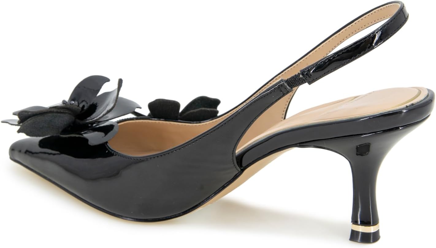 Kenneth Cole New York Women's Davia Pump, Black Patent, 8 - Image 6