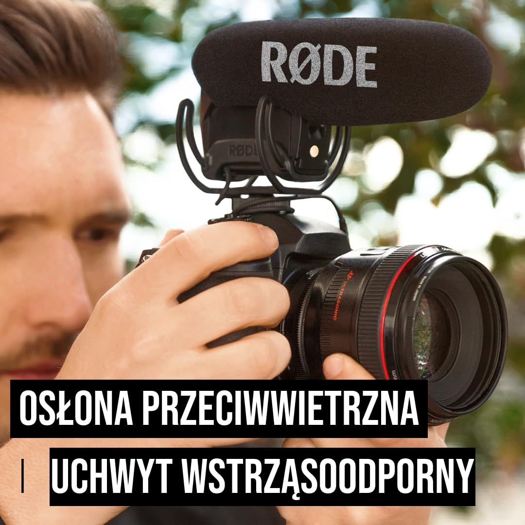 RØDE VideoMic Pro - Profesjonalny mikrofon strzałowy na kamerę z filtrem dolnoprzepustowym i padem do filmowania, tworzenia treści i nagrywania w plenerze | Prowansja Francja. Bezpieczne opakowanie. W zestawie faktura, w tym VAT.