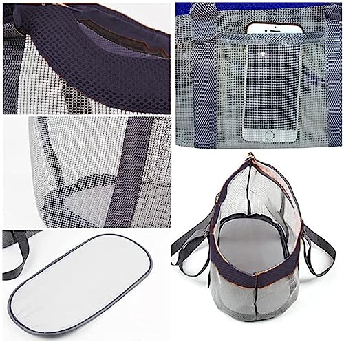 Transporttasche Haustier Tragetasche Klein Hund Haustiertragetasche Mesh Hundetragetasche Atmungsaktiv Hundetasche mit Boden Hundetrage Verstellbar Katzentragetasche Kleintiertasche Welpen Katze