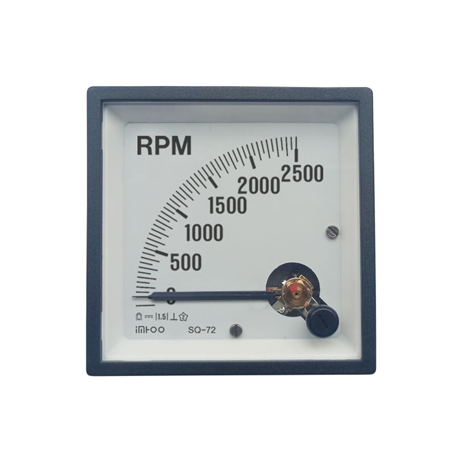 Type 72 Pointer AC DC Tachometer DC2500RPM Copy Voltmeter Meter for Power Distribution