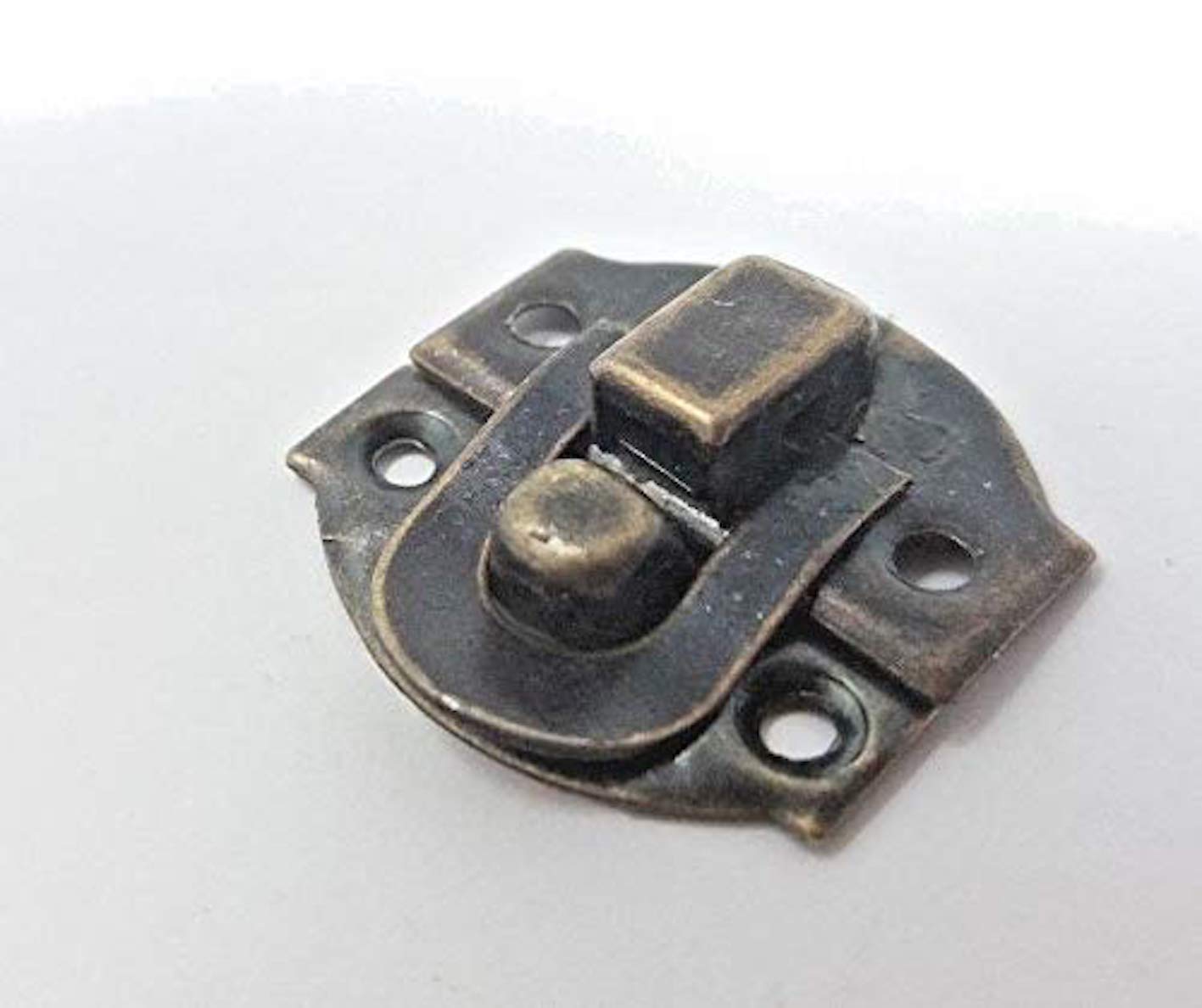 Pair of Small Metal Buckles Catches latches for Small Box etc Bronze Finish C128