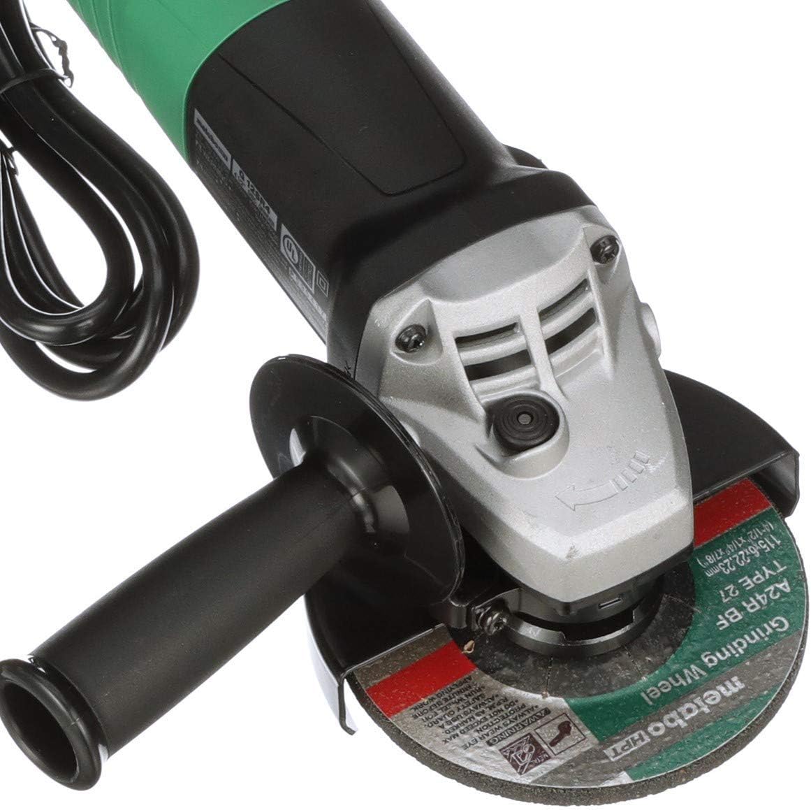 Metabo HPT Angle Grinder | 4-1/2-Inch | Includes 5 Grinding Wheels & Hard Case | 6.2-Amp Motor | Compact & Lightweight | G12SR4 : Everything Else