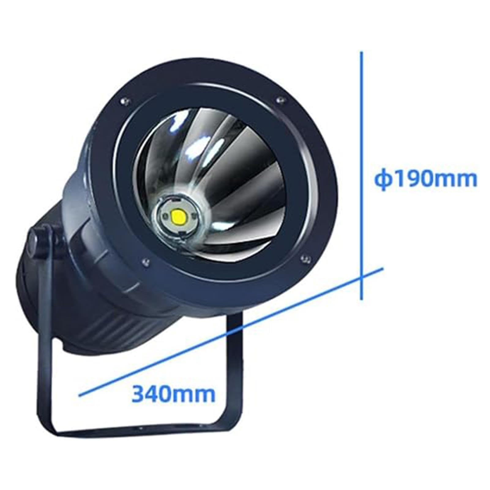 Faro A LED Ad Alta Luminosità, Proiettori A LED A Lungo Raggio, Lampada da Lavoro A LED per Esterni Ad Alta Potenza da 220V, Luce allo Xeno Impermeabile, per Camion, SUV(150w(220v))